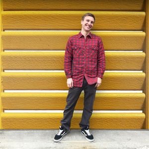 Vintage 1980's Men's Quilted Plaid Flannel